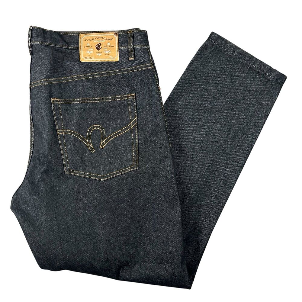 Vintage Rocawear Denim Dark Wash Baggy Jeans Men’s 40x32 Loose Grunge Y2K J-9969